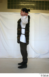  Photos Medieval Brown Vest on white shirt 1 